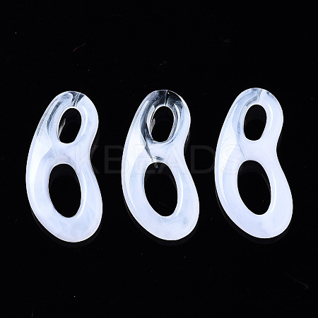 Transparent Acrylic Links Connectors OACR-N008-50-1
