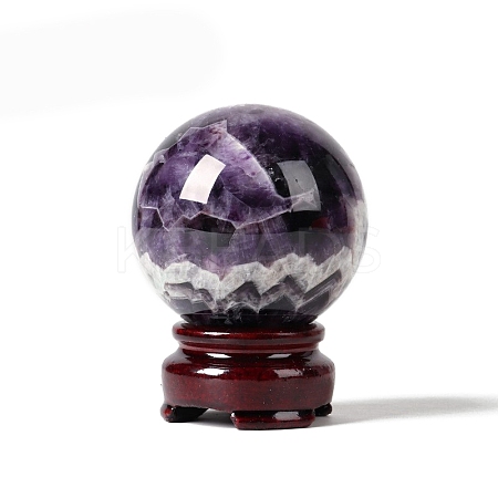 Natural Amethyst Sphere Ornament PW-WG15772-02-1