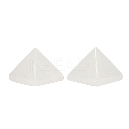 Natural Quartz Crystal Orgonite Pyramid Display Decorations G-C186-08I-1