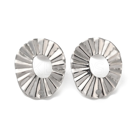 Non-Tarnish 304 Stainless Steel Stud Earring Findings LS-STAS-P328-17P-1