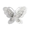 304 Stainless Steel Crystal Rhinestone 3D Insect Connector Charms STAS-H236-11A-P-1