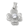 304 Stainless Steel Pendants STAS-Z092-03P-01-1