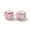 Flower Style Resin Rhinestone Beads CLAY-NH0003-05S-05-1