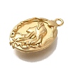 Ion Plating(IP) 304 Stainless Steel Pendants STAS-P371-048G-2