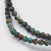 Natural African Turquoise(Jasper) Bead Strands G-A130-2mm-L03-2