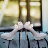 2Pcs Bowknot Polyester Rhinestone Shoe Decorations FIND-GO0002-35-6