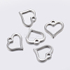 Tarnish Resistant 304 Stainless Steel Open Heart Charms LS-STAS-F159-38P-1
