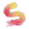 Transparent Painted Glass Beads Strands X1-DGLA-A034-T6mm-A07-1