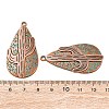 Tibetan Style Alloy Pendants X-PALLOY-F319-05R-3