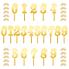 6Pcs 6 Style Acrylic Cake Insert Card Decoration BAKE-SD0001-03-1