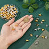 200Pcs 2 Colors CCB Plastic Tube Bails CCB-DC0001-11-3