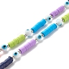 Acrylic Beads and Handmade Polymer Clay Beads Mobile Straps HJEW-JM00582-4