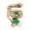 Brass Pave Cubic Zirconia Beads KK-C133-01B-G-2