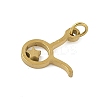 316L Surgical Stainless Steel Pendants STAS-U058-01G-02-2