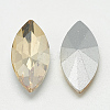 Pointed Back Glass Rhinestone Cabochons RGLA-T083-13x27mm-06-2