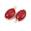 Dyed Natural White Jade Pendants KK-B157-44A-3