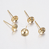 304 Stainless Steel Stud Earring Findings STAS-H436-25-3mm-1