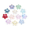 Baking Paint Transparent Glass Beads DGLA-N014-08-1