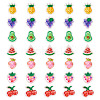 35Pcs 7 Styles PVC Plastic Cabochons KY-TA0001-43-2