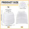 Polyester & Steel Wire Half Oval Wedding Dress Petticoat for Women DIY-WH0591-492A-2