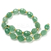 Natural Gemstone Green Aventurine Beads Strands G-N342-56-3