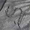 Non-Tarnish 304 Stainless Steel Cable Chain Bracelet for Men Women BJEW-E031-05C-P-2