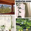 Butterfly Glass Hanging Suncatchers HJEW-WH20019-10B-4