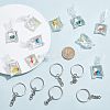 DIY 3D Goldfish Bag Keychain Making Kits DIY-NB0007-43-5
