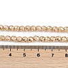 Baking Paint Electroplated Synthetic Non-magnetic Hematite Beads Strands G-H072-A01-01C-4