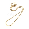 Ion Plating(IP) 304 Stainless Steel Herringbone Chain Necklace for Women X-NJEW-G097-02G-1
