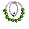Glass & Resin Fruit Beaded Necklaces for Women WG91F17-03-2