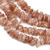 Natural Gold Spot Sunstone Beads Strands G-G464-B01-01-4