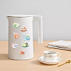 50Pcs Snail PVC Waterproof Self-Adhesive Stickers PW-WG70218-01-3
