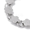 304 Stainless Steel Link Chain Bracelets for Women BJEW-Q343-04A-P-2