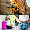 Asthma Inhaler Holder PU Leather Travel Handy Holder Keychain AJEW-WH0504-18-5
