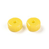 Opaque Solid Color Glass Beads GLAA-N007-6x3mm-A09-2