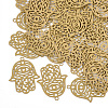 430 Stainless Steel Filigree Pendants STAS-T042-15D-1