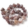 Natural Weathered Agate Beads Strands G-Q169-C04-02A-3
