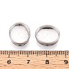 925 Sterling Silver Multi-Strand Link Cabochon Settings STER-N016-64P-3