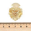 Brass Micro Pave Clear Cubic Zirconia Cuff Rings RJEW-P155-04D-G-5