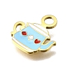 304 Stainless Steel Enamel Charms STAS-K263-87G-2
