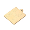 304 Stainless Steel Pendants SA-CBAE115-13E-G-2