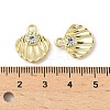 Alloy Rhinestone Pendants PALLOY-F316-02C-G-3
