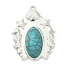 Dyed Synthetic Turquoise Pendants LS-STAS-G374-05S-13-1