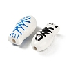 Handmade Printed Porcelain Beads PORC-H015-01-2