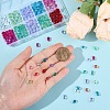 300Pcs 10 Colors Transparent Glass Beads GGLA-YW0001-21-3