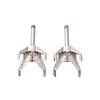 304 Stainless Steel Stud Earring Findings STAS-B091-02C-08P-1