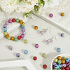 200Pcs Opaque Acrylic Beads OACR-SP0001-63-3