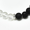 Natural Quartz Crystal Beads Stretch Bracelets X-BJEW-R309-02-A10-2