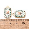 Printed Alloy Pendants AL-CBA7256-16B-G-2